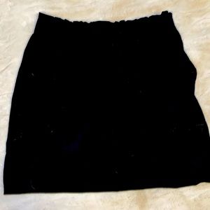 Black stretch waist pocketed skirt j. Crew